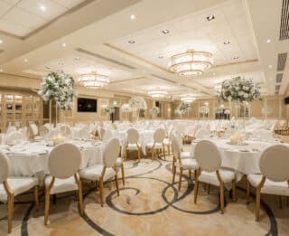 wedding image c - showing doors and top table