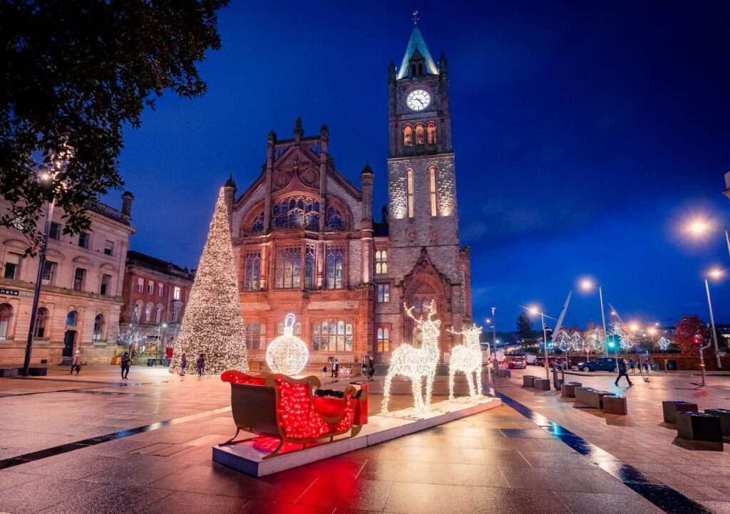 Christmas Scenes at the Guildhall_Ebrington Square, Derry / Londonderry