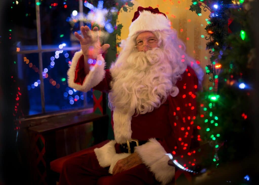 Santa Waving