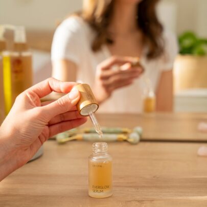 GAIA Skincare - Spring 2025 - Crystal Range - Everglow Serum - Medium